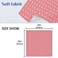 thumbnail image 3 of Iauyy Satin Napkins Set of 6- Star- Pink1 DIY Printing Decoration Cloth Napkin- Easy Care for Home/Party, 3 of 8
