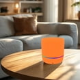 thumbnail image 2 of Orange Bluetooth Speaker With Portable Size And Long Battery Life For Phones Tablets And Computers With Included Usb Cable And Hanging Rope For Convenience, 2 of 6