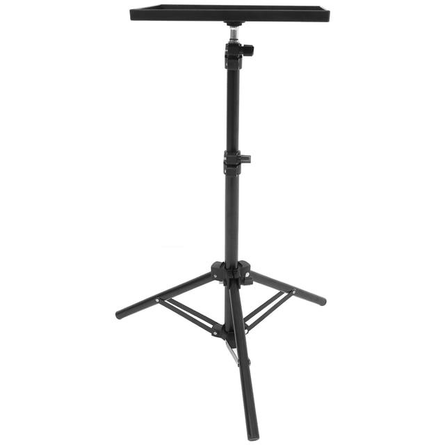 Soporte para proyector, soporte para portátil, trípode ajustable para proyector de mesa o suelo con bandeja.
