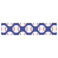 thumbnail image 2 of MKHERT Baseball Table Runner for Office Kitchen Dining Wedding Party Home Decor 16x72 inch, 2 of 3