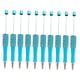 thumbnail image 2 of 10 bolígrafos con cuentas de 1,0 mm, bolígrafo para bricolaje, novedad, bolígrafo de escritura con cuentas para diario, bolígrafos, dibujo de oficina, Azul, 2 of 8
