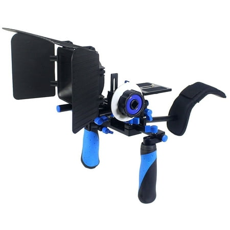 Pro Steady Movie Rig with Shoulder Mount, Follow Focus System, & Matte