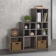 thumbnail image 4 of Sunjoy Quub Split Cabinet, MDF Wood Cabinet for Living Room, Bedroom and Other Indoor Space, 4 of 8