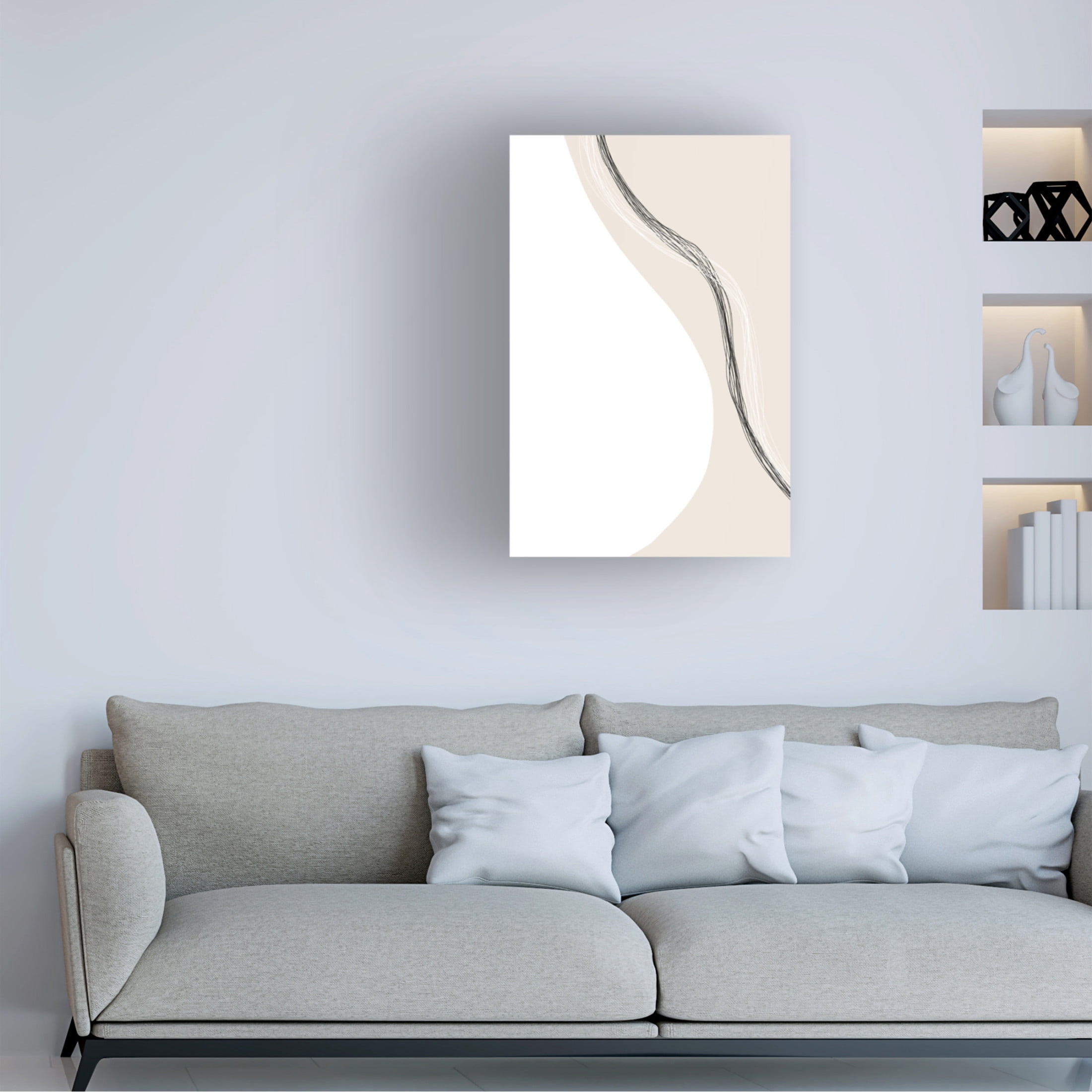 Trademark Fine Art uplusmestudio   Sorted and Calm Canvas Wall Art