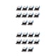 thumbnail image 1 of Inteprter 10 piezas de piezas de repuesto de Sensor de Joystick analógico botón Joycon controlador Kit de herramientas de reparación Blanco 2piezas, 1 of 6