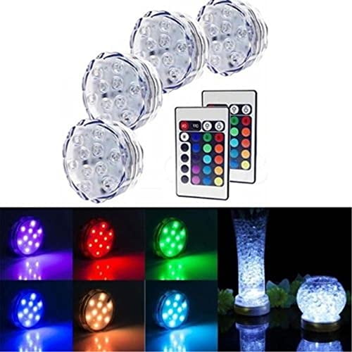 The Perfect Company SUBRGB 4 pcs Submersible Lights with remote - RGB