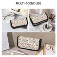 thumbnail image 5 of Wukai Hello Summer2 Print Big Capacity Pencil Case, Upgraded Canvas Pencil Pouch Large Pencil Bag Organizer,Aesthetic Supply, 5 of 6