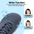 thumbnail image 3 of Artlea Wide Toe Box Walking Shoes for Men with Arch Support Orthotic Sneakers for Plantar Fasciitis Athletic Cushioning Men's Running Shoes for Foot Pain Relief, US Size 10, 3 of 8