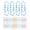 Assorted Color, variant on Raindrops 100 Pcs Paper Clip Fasteners Heavy Duty Clips Paperclips Office