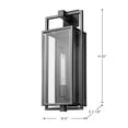 thumbnail image 7 of Nuvo Lighting - Exhibit - 1 Light Outdoor Large Wall Lantern In Modern Style-20, 7 of 7
