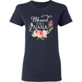 thumbnail image 3 of Inktastic Blessed to Be a Nana with Flowers Women's T-Shirt, 3 of 5