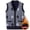 Gray, variant on Sweater Vest for Men Winter Warm Fleece Lined Argyle Button V Neck Casual Sleeveless Knitted Cardigan Jumper Tops
