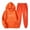 Orange 2 piece outfits for women, variant on Usmixi Tracksuits Set for Women Hoodeis 2 Piece Outfits for Women Fashion ECG Print Hooded Sweatshirt Jogger Pant Lounge Sets Plus Size Workout Sports Sweatsuits Sets with Pocket Under $10