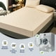 thumbnail image 5 of Sábana Bajera Ajustable Protectora de Colchón de 89 X 198 Cm | Funda Elástica Antideslizante para Colchón de Hasta 30 Cm | Fibra de Poliéster Suave | Sábana Impermeable con Todo Incluido para Niños,, 5 of 6