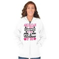 thumbnail image 3 of American Southern By the Grace of God Zip Hoodie Sweatshirt Women Brisco Brands S, 3 of 5