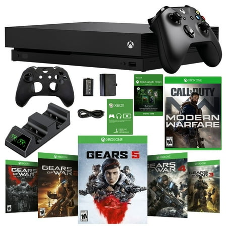 Xbox One X 1TB Gears 5 Console with COD Modern Warfare and Accessories Kit