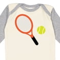 thumbnail image 4 of Inktastic Tennis Racket and Ball Boys or Girls Long Sleeve Baby Bodysuit, 4 of 5