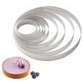 thumbnail image 5 of DIY Stainless Steel Decorating Tool French Dessert Mousse Tartlet Molds Tart Ring Cake Mold Circle Mould 04, 5 of 8