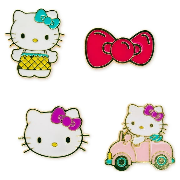 Sanrio Hello Kitty 4-Piece Enamel Pin Set