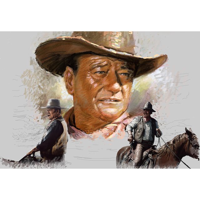 Kits de pintura de diamantes (DE9120) Tres West Cowboy Square Picture Handicraft 30x40cm FLhrweasw Nuevo