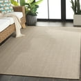 thumbnail image 3 of SAFAVIEH Sisal Performance Deonne Chevron Indoor/Outdoor Area Rug, Beige, 9' x 12', 3 of 16