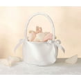 thumbnail image 2 of Lillian Rose Satin Flower Girl Basket, Off White, 2 of 3