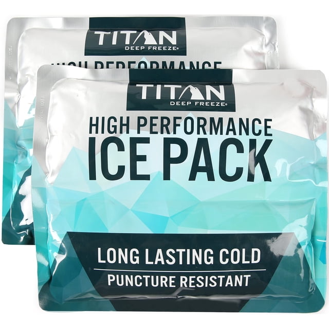 Paquete de hielo Titan Arctic Zone 600 g (paquete de 2) de alto rendimiento