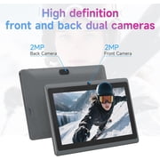 7 Inch Android 14 Tablet,with Case, 8GB (4+4 Expandable) RAM, 32GB ROM, Supports 1TB MicroSD, 1024x600 Display, 2MP+5MP Tableta, 3000mAh Battery, 5G WiFi 6 android tablets, 1.5GHz Processor