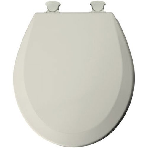 Mayfair 41EC 047 - Sedile WC In Legno Nero, Round, Con Cerniere Quick-release Facili Da Pulire