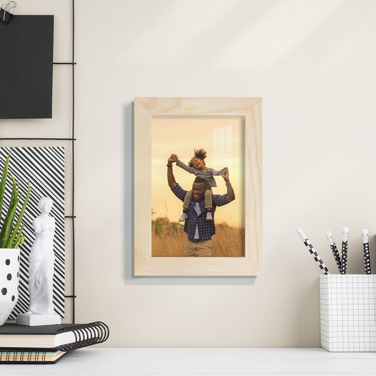 5x7 Wood Grain Picture Frame - Palo Santo