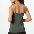 thumbnail image 6 of WULMLEO Women Scoop Neck Tank Top Adjustable Spaghetti Straps Sleeveless Cami Undershirt Loose Fit Casual Shirts Summer 2026 Gray XL, 6 of 6