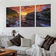 thumbnail image 2 of SHANXI Sky and Water Canvas Wall Art Decor Pictures for Bedroom Wall Decor Above Bed Living Room Wall Decoration Bathroom Office Artwork 12"x16"x3pcs, 2 of 6