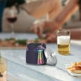 thumbnail image 5 of Yayeee Ashtray with Lid for Cigarette Smokeless Stainless Steel Home Ash Holder, Purple UFO, 5 of 7