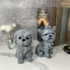 thumbnail image 4 of Jardín, Adornos De Perro De Piedra De Simulación, Artesanías De Resina Animal Para Decoración Del Hogar Moyic HA042849-02, 4 of 6