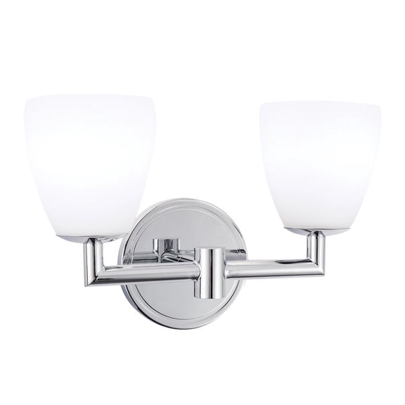 8272-CH-MO-Norwell Lighting-Chancellor - 10W 2 LED Wall Sconce In Traditional and Classic Style-7.5 Inches Tall and 11 Inches Wide-Chrome Finish