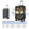 thumbnail image 5 of The Cuphead Show Luggage Cover Washable Suitcase Covers Protector Anti-Scratch Travel Suitcase Cover, 5 of 7