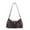 Brown, variant on PU Leather Shoulder Bag for Women Y2K Top Handle Handbag Purse Trendy Underarm Hobo Clutch Bags - Brown