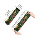 thumbnail image 2 of Goofa Christmas Pattern Non Slip Socks with Grips for Elderly, Crew Socks Yoga Hospital Socks Cushioned Sole Gripper Socks for Men Women, 2 of 5
