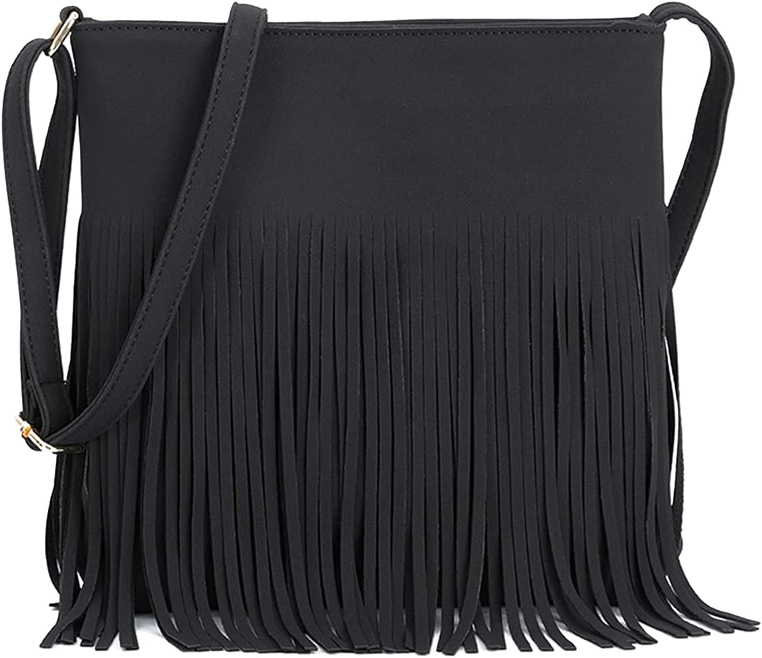 YOUIGIFTS Women's Vintage Fringe Purse Hobo Tassel Cross body Purse