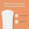 thumbnail image 3 of Feminine Care, Period Essential for Women - Organic Cotton Cover Regular & Overnight Pads for Women, Regular Panty Liners and Feminine Wipes, 3 of 5