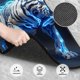 thumbnail image 3 of Balery Futuristic Blue Light White Tiger Juego de 4 Alfombrillas para Auto, Revestimientos de Caucho Resistente, Diseño Antideslizante, 3 of 7