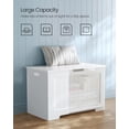 thumbnail image 3 of Baúl de almacenamiento VASAGLE Cloud White ULHS11WT 75 x 38 x 48 cm, 3 of 8