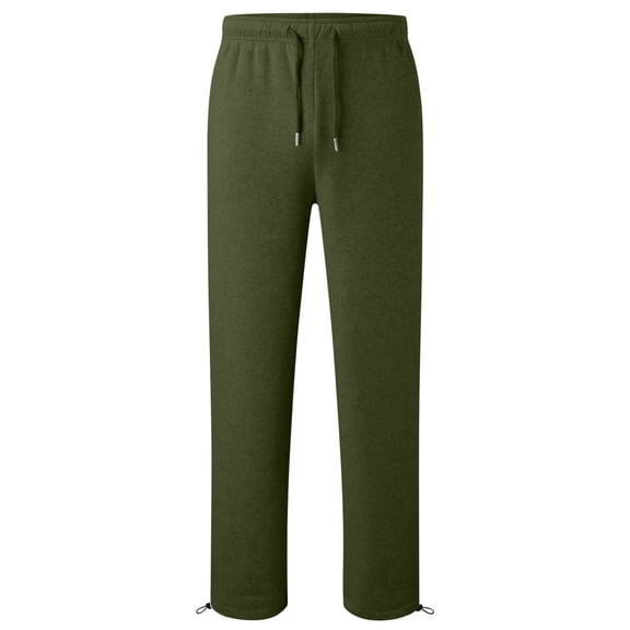 Wsysadlol All Season Kids Wide Leg Sweatpants Elastic Waist Joggers With Drawstring Loose Fit Long Trousers For Older Kids And Teens Green