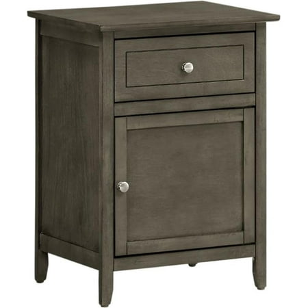 Glory Furniture Izzy 1 Drawer 1 Door Nightstand in Cherry Glory Furniture Izzy 1 Drawer 1 Door Nightstand in Cherry