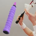 thumbnail image 3 of Cinta de agarre antideslizante para raqueta de tenis y béisbol que absorbe el sudor Púrpura, 3 of 6