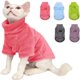 thumbnail image 2 of Turtleneck Cat Sweater Coat Winter Warm Hairless Cat Clothes Soft Fluff Pullover Shirt for Maine-Coon Cat Chihuahua Pet Clothing ShopWise Round, 2 of 12