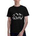 thumbnail image 1 of God is Greater Than The Highs and Lows Men's Casual T-Shirts, 1 of 5