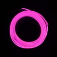 thumbnail image 2 of EL Wire Pink, 16.4ft/5m Portable Battery Pack Neon Lights Strip 360° Cuttable Glowing Rope Lights for Parties, Pub,Halloween,Christmas DIY Decoration, 2 of 11