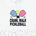 thumbnail image 4 of Inktastic Crawl Walk Pickleball Girls Baby Dress, 4 of 5