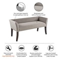 thumbnail image 5 of Welburn Accent Bench Grey See below, 5 of 5